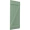 Ekena Millwork Americraft 6-Board (2 Batten) Wood Joined Board-n-Batten Shutters w/ Z-Bar, ARW102BB621X77TGH, PR ARW102BB621X77TGH - alternate 2